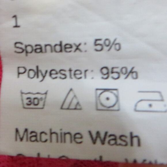 Vintage Crop Top Small, Pink V-Neck Short Sleeve Ribbed Shirt, Stretch - Picture 5 of 6